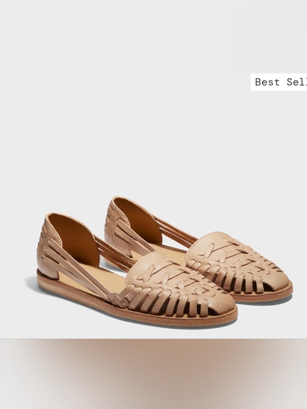 Nisolo Women's Handwoven Leather Huarache Sandal